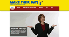 Desktop Screenshot of maketheirday.com